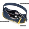 image:imageNCAA Crescent Shoulder Bag for Women Half Moon Clutch Purses for BirthdayGraduation GiftsCalnavy