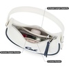 image:imageNCAA Crescent Shoulder Bag for Women Half Moon Clutch Purses for BirthdayGraduation GiftsCalwhite