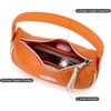 image:imageNCAA Crescent Shoulder Bag for Women Half Moon Clutch Purses for BirthdayGraduation GiftsClorange