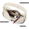 image:imageNCAA Crescent Shoulder Bag for Women Half Moon Clutch Purses for BirthdayGraduation GiftsFsubeige