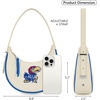 image:imageNCAA Crescent Shoulder Bag for Women Half Moon Clutch Purses for BirthdayGraduation GiftsKubeige