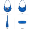 image:imageNCAA Crescent Shoulder Bag for Women Half Moon Clutch Purses for BirthdayGraduation GiftsKublue