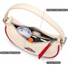 image:imageNCAA Crescent Shoulder Bag for Women Half Moon Clutch Purses for BirthdayGraduation GiftsOhsbeige