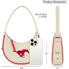 image:imageNCAA Crescent Shoulder Bag for Women Half Moon Clutch Purses for BirthdayGraduation GiftsSmubeige
