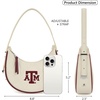 image:imageNCAA Crescent Shoulder Bag for Women Half Moon Clutch Purses for BirthdayGraduation GiftsTambeige