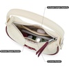 image:imageNCAA Crescent Shoulder Bag for Women Half Moon Clutch Purses for BirthdayGraduation GiftsTambeige