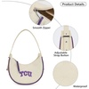 image:imageNCAA Crescent Shoulder Bag for Women Half Moon Clutch Purses for BirthdayGraduation GiftsTcubeige
