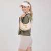 image:imageNCAA Crescent Shoulder Bag for Women Half Moon Clutch Purses for BirthdayGraduation GiftsTenbeige