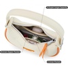 image:imageNCAA Crescent Shoulder Bag for Women Half Moon Clutch Purses for BirthdayGraduation GiftsTenbeige