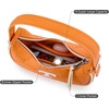 image:imageNCAA Crescent Shoulder Bag for Women Half Moon Clutch Purses for BirthdayGraduation GiftsTenorange