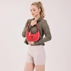 image:imageNCAA Crescent Shoulder Bag for Women Half Moon Clutch Purses for BirthdayGraduation GiftsTtured