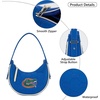 image:imageNCAA Crescent Shoulder Bag for Women Half Moon Clutch Purses for BirthdayGraduation GiftsUfblue