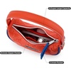 image:imageNCAA Crescent Shoulder Bag for Women Half Moon Clutch Purses for BirthdayGraduation GiftsUforange