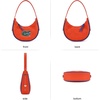 image:imageNCAA Crescent Shoulder Bag for Women Half Moon Clutch Purses for BirthdayGraduation GiftsUforange