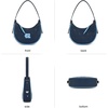 image:imageNCAA Crescent Shoulder Bag for Women Half Moon Clutch Purses for BirthdayGraduation GiftsUncnavy
