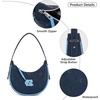 image:imageNCAA Crescent Shoulder Bag for Women Half Moon Clutch Purses for BirthdayGraduation GiftsUncnavy