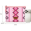 image:imageWrangler Makeup Bag Travel Toiletry Bag Waterproof Cosmetic Bag for Women  Western Aztec Make Up Bag Portable Large Makeup OrganizerCute Makeup PouchPink