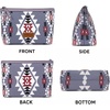 image:imageWrangler Makeup Bag Travel Toiletry Bag Waterproof Cosmetic Bag for Women  Western Aztec Make Up Bag Portable Large Makeup OrganizerCute Makeup PouchPurple