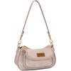 image:imageWrangler Small Shoulder Bag Cute Purses for Women Handbag Underarm Bag  Mini Crossbody Bag 2 Removable Straps Front Back Small Pockets PU Leather Hobo Bag Retro Purse for Dating EverydayPink