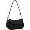 image:imageWrangler Small Shoulder Bag Cute Purses for Women Handbag Underarm Bag  Mini Crossbody Bag 2 Removable Straps Front Back Small Pockets PU Leather Hobo Bag Retro Purse for Dating EverydayBlack