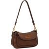 image:imageWrangler Small Shoulder Bag Cute Purses for Women Handbag Underarm Bag  Mini Crossbody Bag 2 Removable Straps Front Back Small Pockets PU Leather Hobo Bag Retro Purse for Dating EverydayBrown