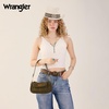 image:imageWrangler Small Shoulder Bag Cute Purses for Women Handbag Underarm Bag  Mini Crossbody Bag 2 Removable Straps Front Back Small Pockets PU Leather Hobo Bag Retro Purse for Dating EverydayGreen