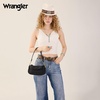 image:imageWrangler Small Shoulder Bag Cute Purses for Women Handbag Underarm Bag  Mini Crossbody Bag 2 Removable Straps Front Back Small Pockets PU Leather Hobo Bag Retro Purse for Dating EverydayBlack