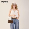 image:imageWrangler Small Shoulder Bag Cute Purses for Women Handbag Underarm Bag  Mini Crossbody Bag 2 Removable Straps Front Back Small Pockets PU Leather Hobo Bag Retro Purse for Dating EverydayCoffee