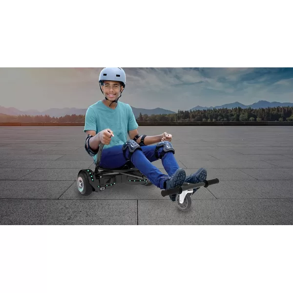 Hover-1 Chrome Electric Hoverboard | 6MPH Top Speed, 6 Mile Range, 4.5HR Full-Charge, Built-In Bluetooth Speaker, Rider Modes: Beginner to Expert