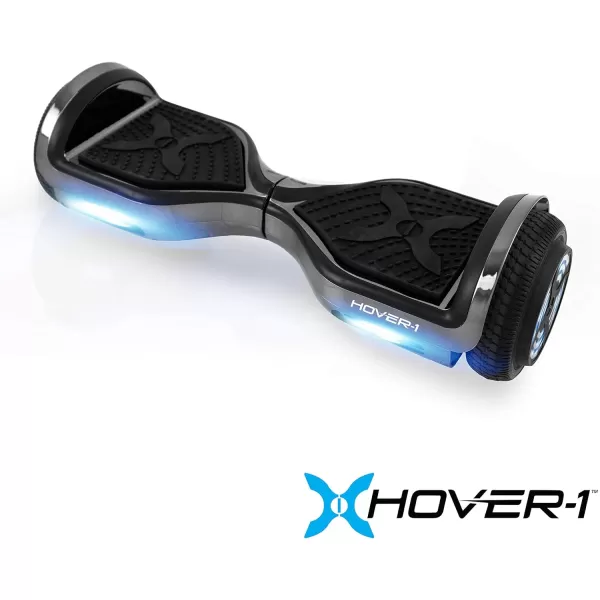 Hover-1 Chrome Electric Hoverboard | 6MPH Top Speed, 6 Mile Range, 4.5HR Full-Charge, Built-In Bluetooth Speaker, Rider Modes: Beginner to Expert