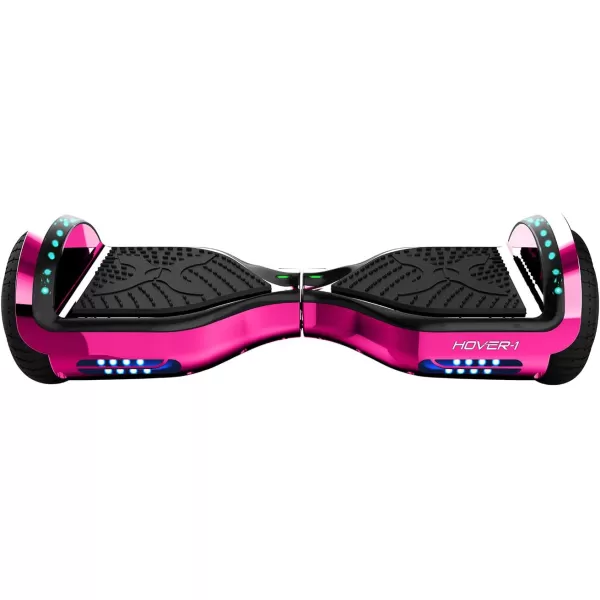 Hover-1 Chrome Electric Hoverboard | 6MPH Top Speed, 6 Mile Range, 4.5HR Full-Charge, Built-In Bluetooth Speaker, Rider Modes: Beginner to Expert