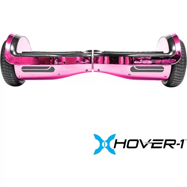 Hover-1 Chrome Electric Hoverboard | 6MPH Top Speed, 6 Mile Range, 4.5HR Full-Charge, Built-In Bluetooth Speaker, Rider Modes: Beginner to Expert