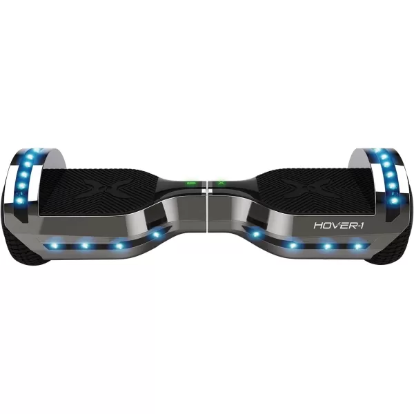 Hover-1 Chrome Electric Hoverboard | 6MPH Top Speed, 6 Mile Range, 4.5HR Full-Charge, Built-In Bluetooth Speaker, Rider Modes: Beginner to Expert