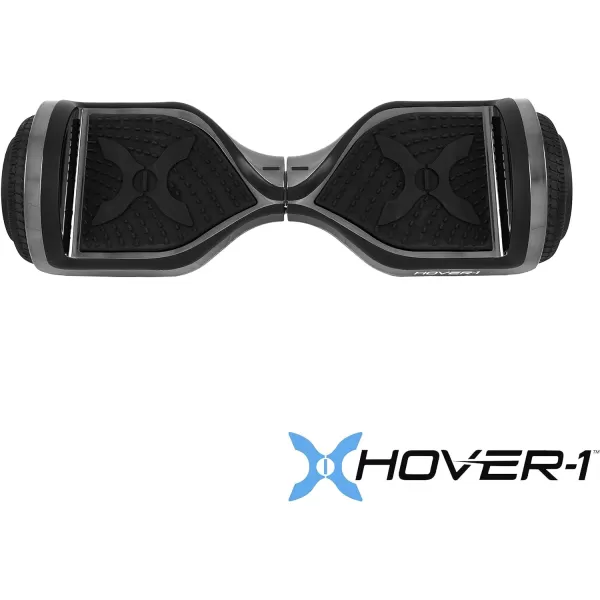 Hover-1 Chrome Electric Hoverboard | 6MPH Top Speed, 6 Mile Range, 4.5HR Full-Charge, Built-In Bluetooth Speaker, Rider Modes: Beginner to Expert