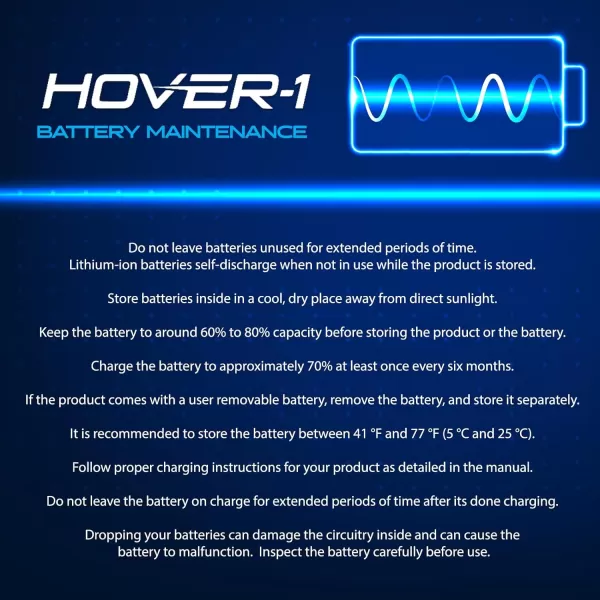 Hover-1 Drive Electric Hoverboard | 7MPH Top Speed, 3 Mile Range, Long Lasting Lithium-Ion Battery, 6HR Full-Charge, Path Illuminating LED Lights