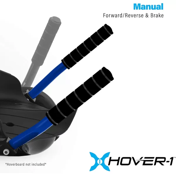 Hover-1 Falcon-1 Buggy Attachment | Turbo LED Lights, Compatible with All 6.5" &amp; 8" Hoverboards, Hand-Operated Rear Wheel Control, Adjustable Frame, Easy Install