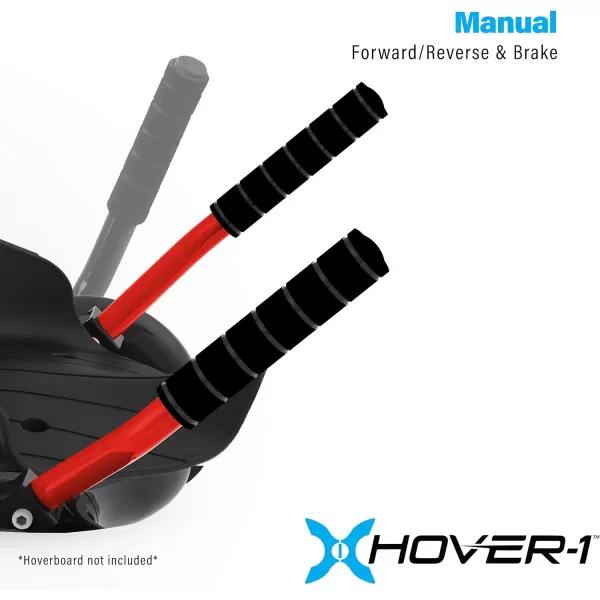 Hover-1 Falcon-1 Buggy Attachment | Turbo LED Lights, Compatible with All 6.5" &amp; 8" Hoverboards, Hand-Operated Rear Wheel Control, Adjustable Frame, Easy Install