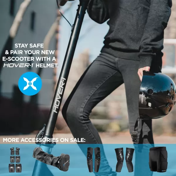 Hover-1 Flare Electric Scooter | 8MPH, 3M Range, 6HR Charge, Speed-Battery Indicator, 6 Inch Front &amp; 5.5 Inch Back Solid Tires, 132 LB Max Weight, Cert. &amp; Tested - Safe for Kids