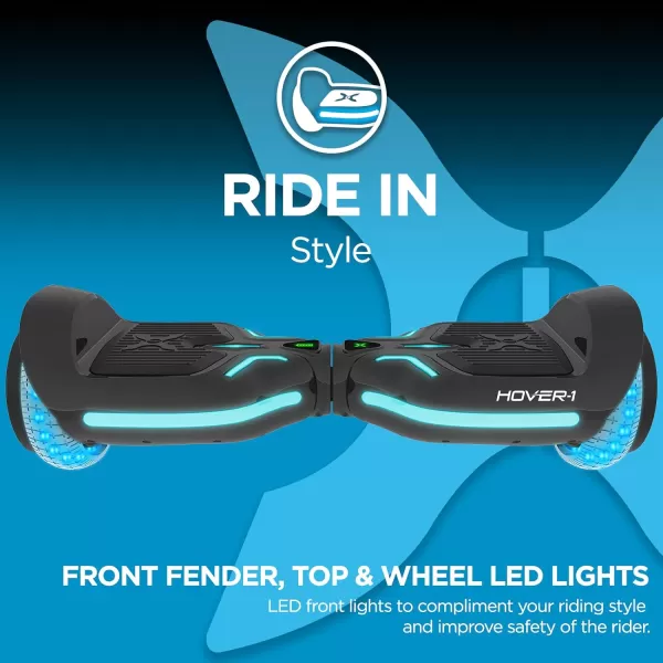 Hover-1 H1-100 Electric Hoverboard Scooter with Infinity LED Wheel Lights