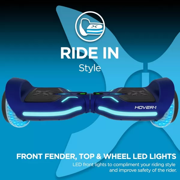 Hover-1 H1-100 Electric Hoverboard Scooter with Infinity LED Wheel Lights