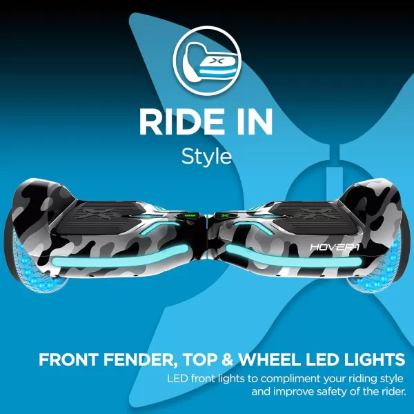 Hover-1 H1-100 Electric Hoverboard Scooter with Infinity LED Wheel Lights