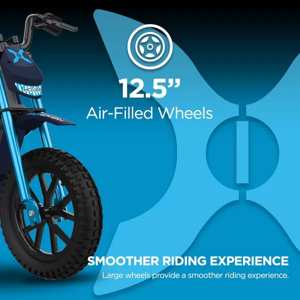 Hover-1 H1 TRAK Electric Dirt Bike for Kids | 9MPH, 9MI Range, Powerful 250W Motor-24v/5ah, Hand Brake, Quick Charge 4HRS