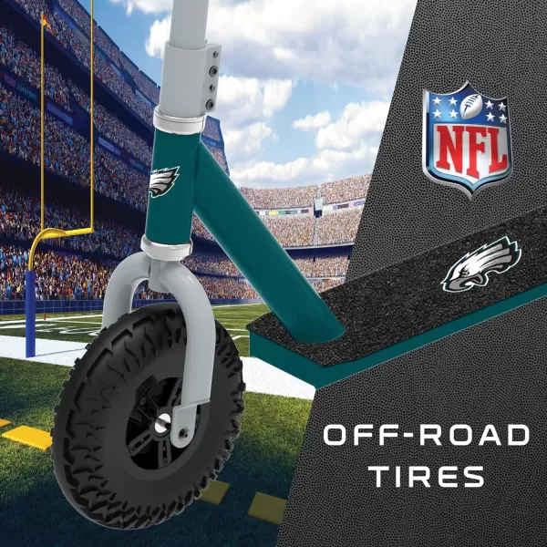 Hover-1 NFL Off-Road Kick Scooter - Official NFL Logos and Colors