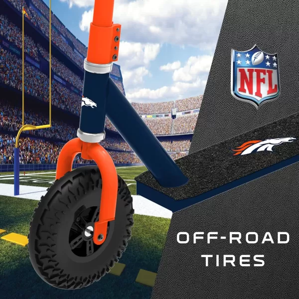 Hover-1 NFL Off-Road Kick Scooter - Official NFL Logos and Colors