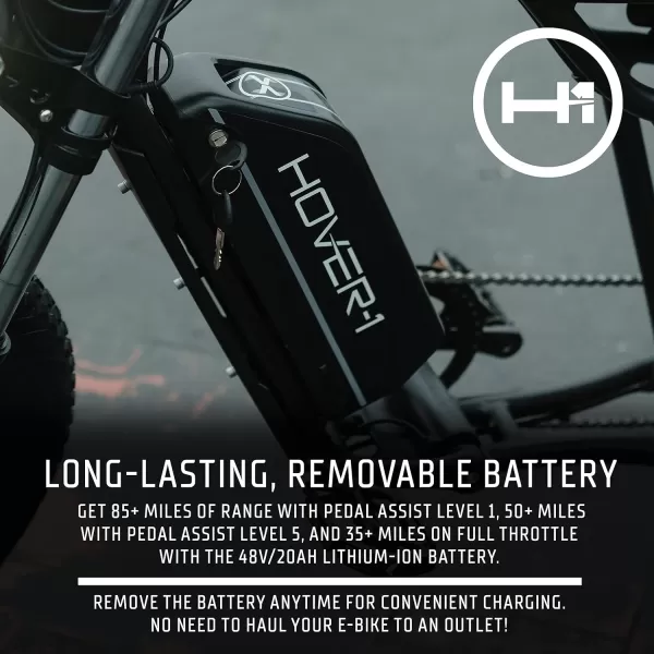 Hover-1 Pro Series Altai R500/R750 Electric Bicycle with 28 mph Max Speed, 750W/500W Motor