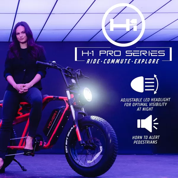 Hover-1 Pro Series Altai R500/R750 Electric Bicycle with 28 mph Max Speed, 750W/500W Motor