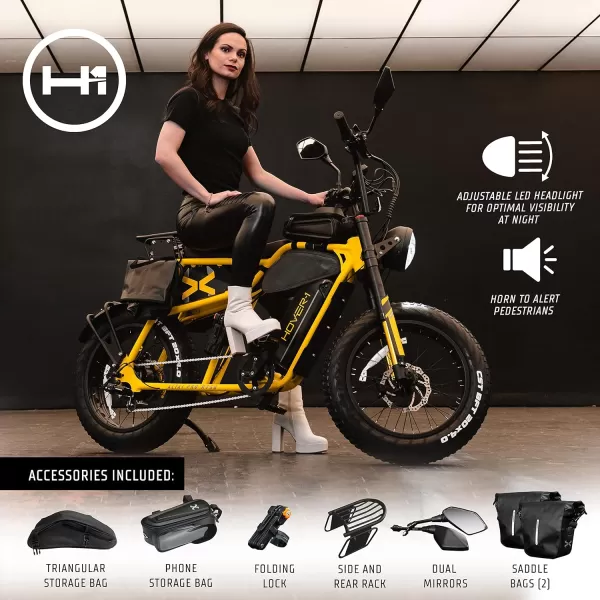 Hover-1 Pro Series Altai R500/R750 Electric Bicycle with 28 mph Max Speed, 750W/500W Motor