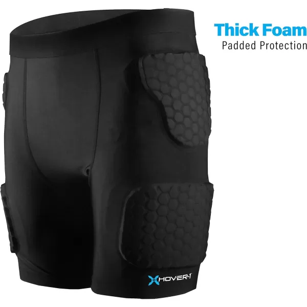 Hover-1 Protective Elbow Pads, Knee Pads, Wrist Guards, Padded Shorts, Tank Top, T-Shirt - Hard PP Shells for Impact Resistance &amp; EVA Foam Protective Padding for Skating, Hoverboards, E-Scooters