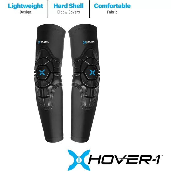 Hover-1 Protective Elbow Pads, Knee Pads, Wrist Guards, Padded Shorts, Tank Top, T-Shirt - Hard PP Shells for Impact Resistance &amp; EVA Foam Protective Padding for Skating, Hoverboards, E-Scooters