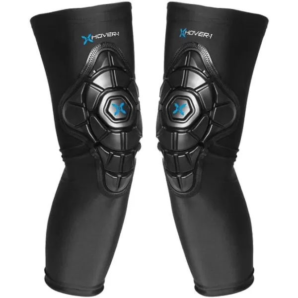 Hover-1 Protective Elbow Pads, Knee Pads, Wrist Guards, Padded Shorts, Tank Top, T-Shirt - Hard PP Shells for Impact Resistance &amp; EVA Foam Protective Padding for Skating, Hoverboards, E-Scooters